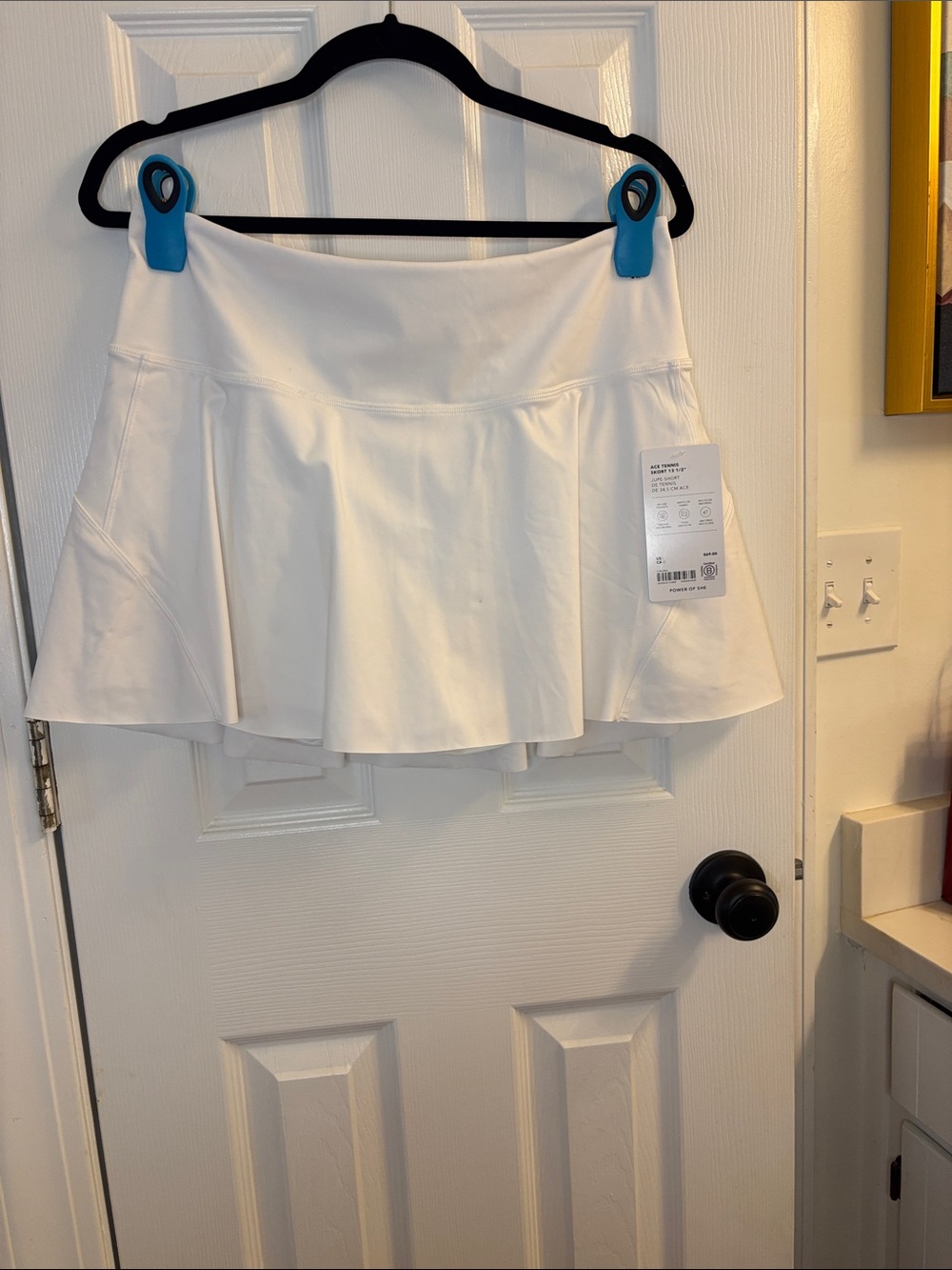 Athleta White Flared Tennis Skort